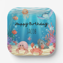 Blue Under the Sea birthday