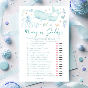 Blue Under The Sea Mommy or Daddy Game