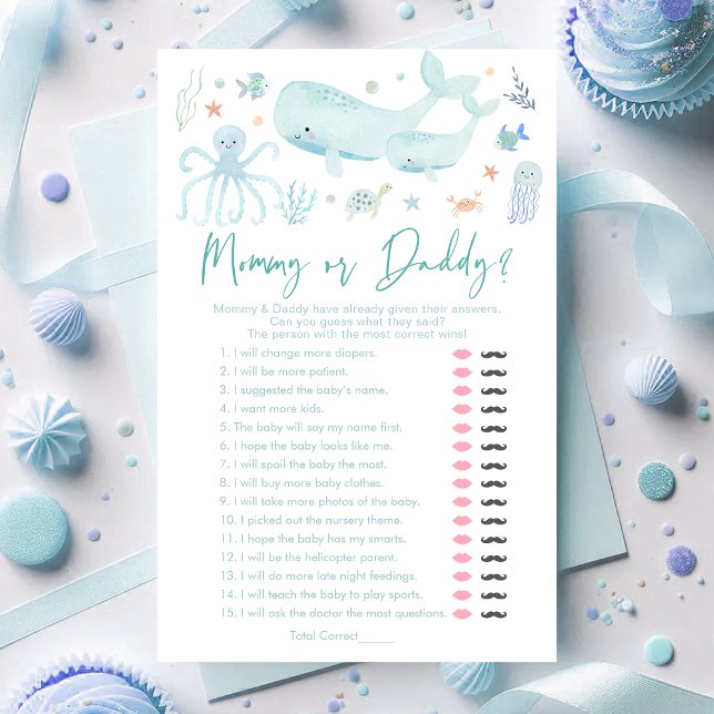 Blue Under The Sea Mummy or Daddy Game (Creator Uploaded)