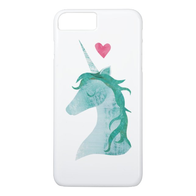 Blue Unicorn Magic with Heart Case-Mate iPhone Case (Back)