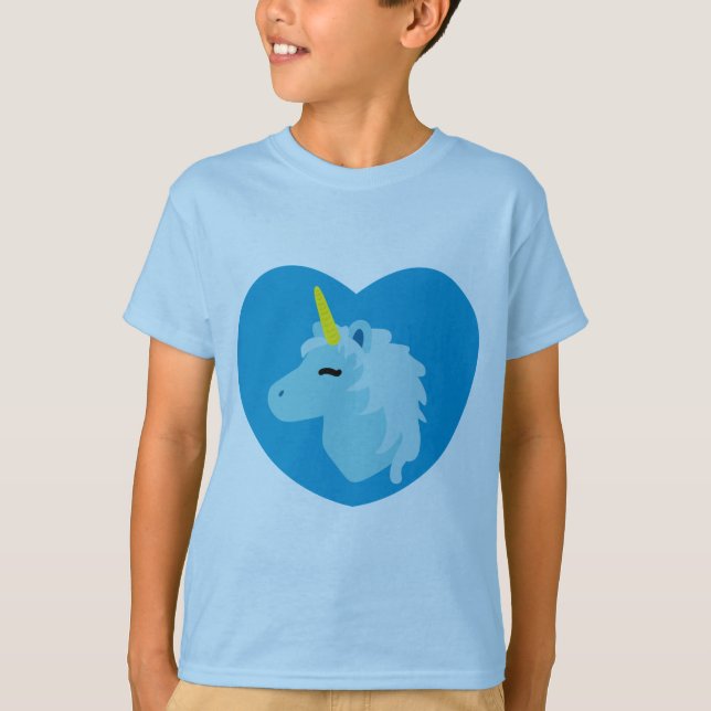 Blue Unicorn T-Shirt (Front)