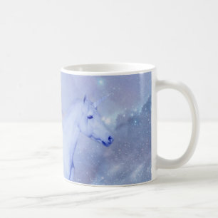 Blue Unicorn with wings fantasy Coffee Mug
