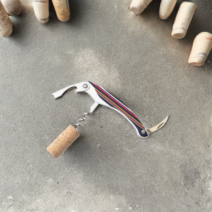 Blue Uniform Stripes Corkscrew