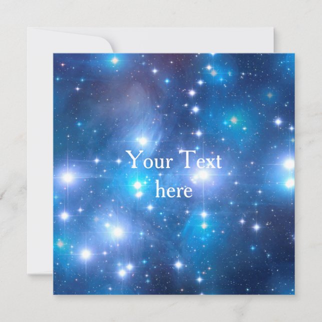 Blue Universe Stars + your ideas (Front)