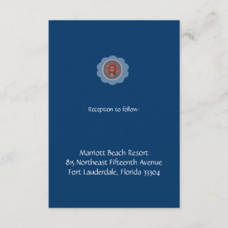 Blue Vaftisi Reception Enclosure Card