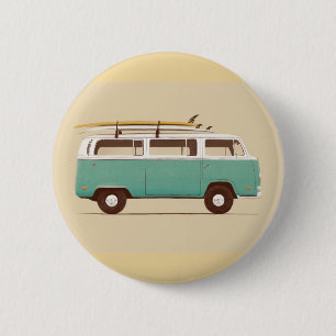 Blue Van Florent Bodart 6 Cm Round Badge