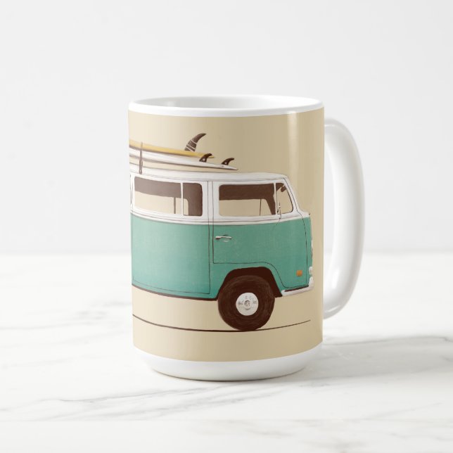 Blue Van | Florent Bodart Coffee Mug (Front Right)