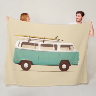 Blue Van Florent Bodart Fleece Blanket