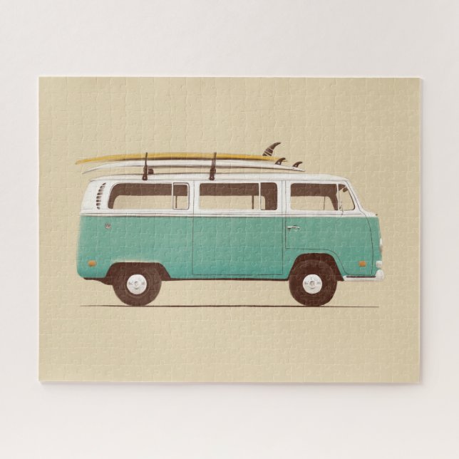 Blue Van | Florent Bodart Jigsaw Puzzle (Horizontal)