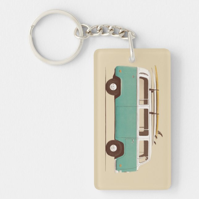 Blue Van | Florent Bodart Key Ring (Front)