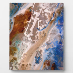 Blue Van Gogh Granite Plaque