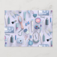 Blue Vanity Table