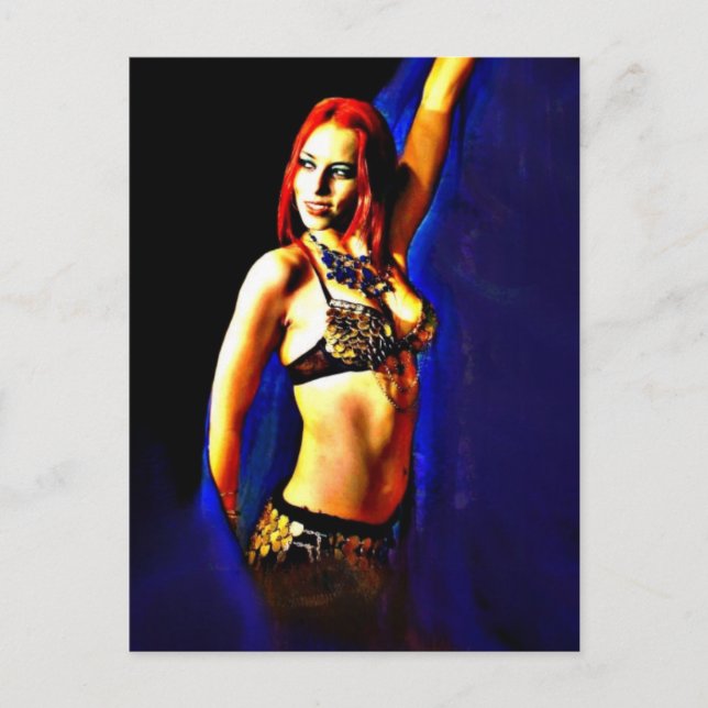 Blue Veil Postcard (Front)