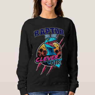 Blue Velociraptor Dinosaurs Clever Girl Raptors Ki Sweatshirt