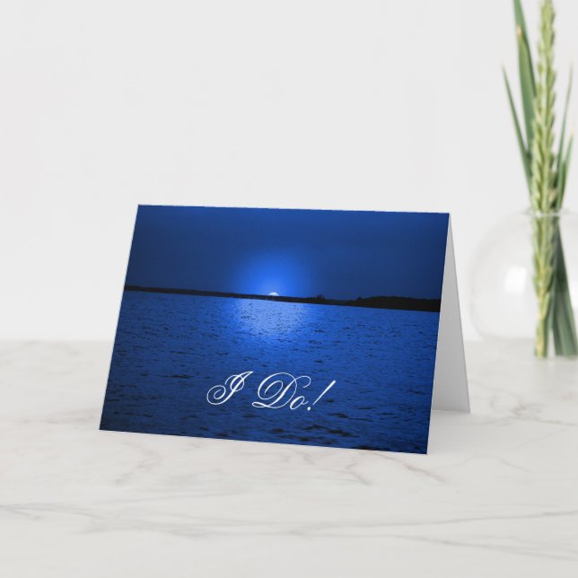 Blue Velvet - invitation card (Front)