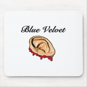 Blue Velvet Movie Ear Art Sticker Mouse Pad