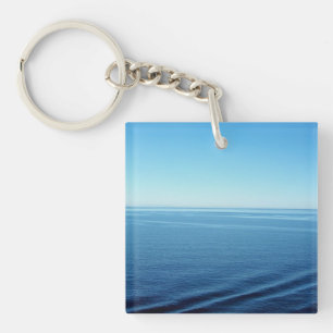 Blue Velvet Pacific Ocean Colour Photography Key Ring