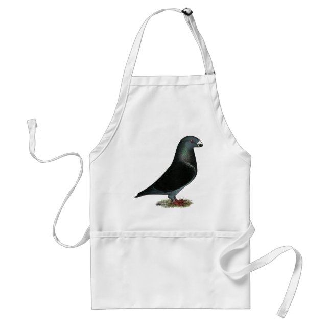 Blue Velvet Show Racer Standard Apron (Front)