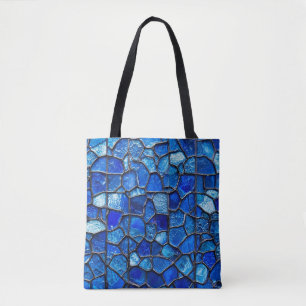 Blue Venetian glass pattern Tote Bag