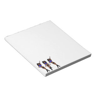 Blue Vest Dancer #1 Notepad
