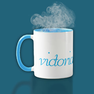 Blue Victoria Mug