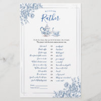 Blue Victorian Garden Bridal Tea Would She Rather