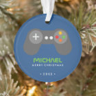 Blue Video Game Controller Kids Christmas