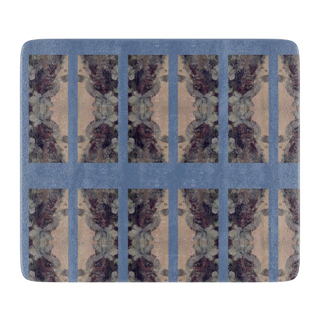 Blue Vintage Cutting Board (Front)