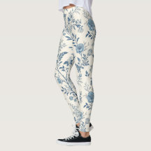 Blue Vintage Floral Pattern