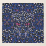 Blue Vintage Floral Pattern, William Morris Scarf<br><div class="desc">William Morris (24 March 1834 – 3 October 1896) was a British textile designer, poet, novelist, translator, and socialist activist associated with the British Arts and Crafts Movement. He was a major contributor to the revival of traditional British textile arts and methods of production. His literary contributions helped to establish...</div>