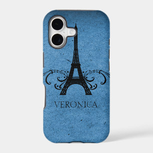 Blue Vintage French Flourish