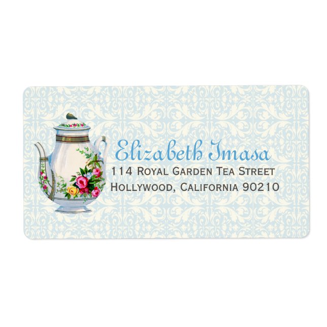 Blue Vintage French Tea Party (Front)