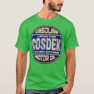 Blue Vintage Gasoline Motor Oil T-Shirt