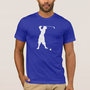 Blue Vintage Golfer T-Shirt