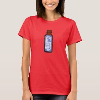 Blue Vintage Medicine Bottle Love is the Cure T-Shirt