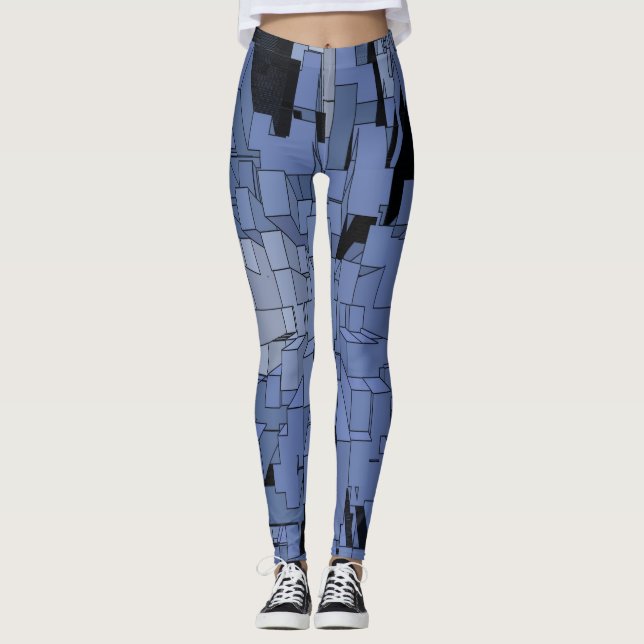 Blue violet city leggings (Front)