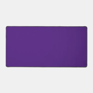 Blue-violet (colour wheel) (solid colour) desk mat