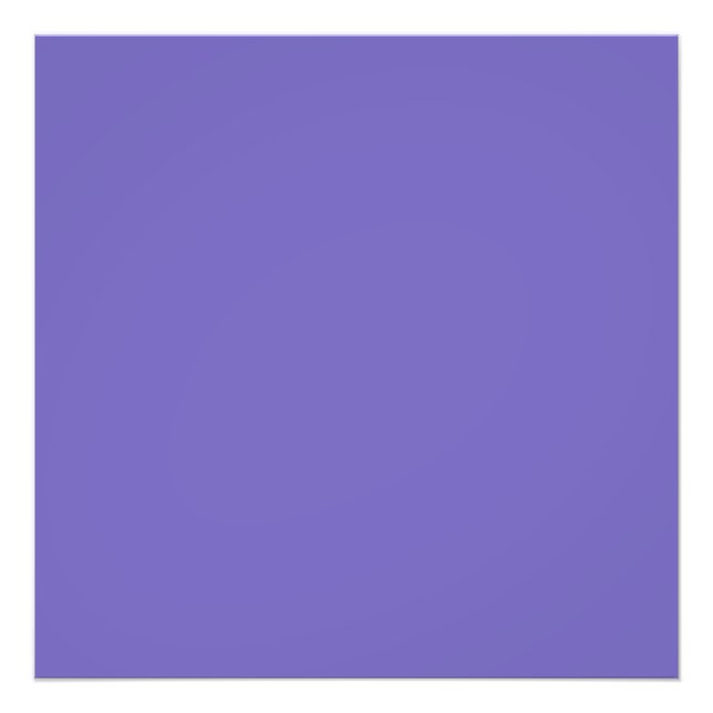 Blue-violet (Crayola) (solid colour)  Photo Print (Front)
