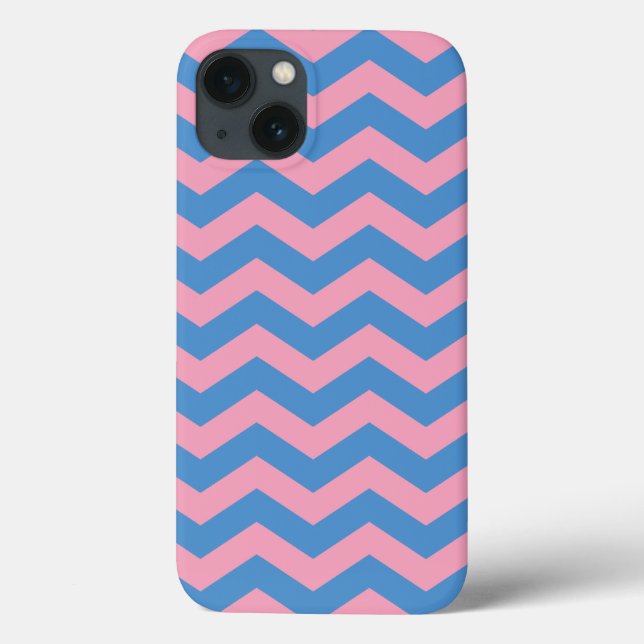 Blue Violet Frosted Orchid Chevrons Case-Mate iPhone Case (Back)