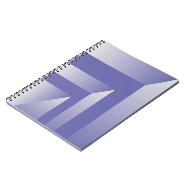 Blue violet shades notebook (Left Side)