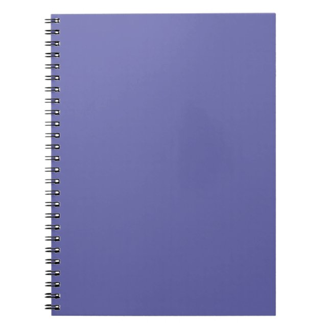 Blue Violet Solid Color Notebook (Front)