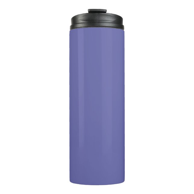 Blue Violet Solid Colour Thermal Tumbler (Front)