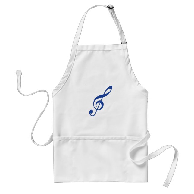 Blue Violin key Standard Apron (Front)