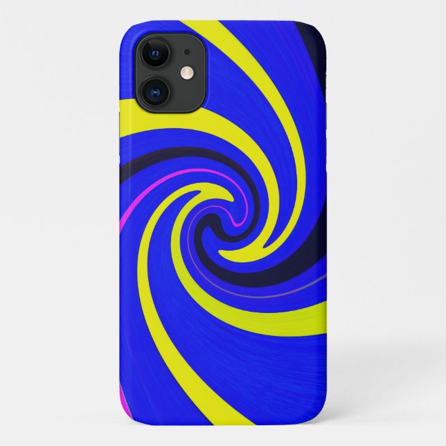 Blue vortex Case-Mate iPhone case (Back)
