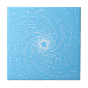 Blue Vortex Tile