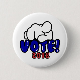 Blue VOTE 2018 button