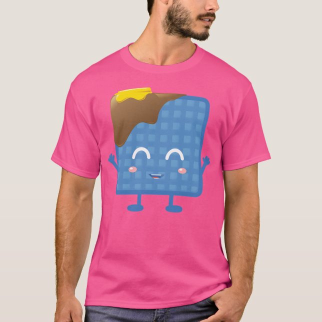 Blue Waffle T-Shirt (Front)