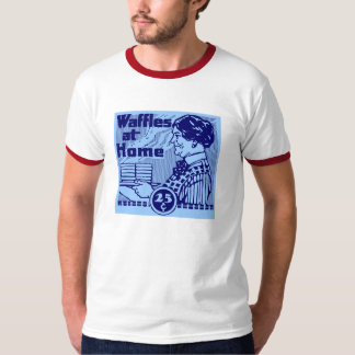 Blue "WAFFLES" T-Shirt