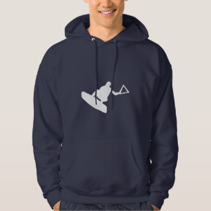 Blue Wakeboarder Hoodie