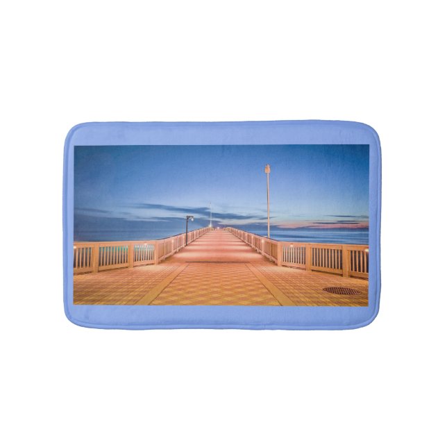 Blue Walk Bath Mat (Front)
